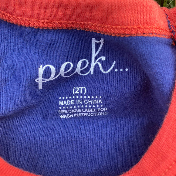 NWT Peek Aren’t You Curious Mission to Mark Tee Short Sleeve T-Shirt (Size 2T) - Picture 6 of 7